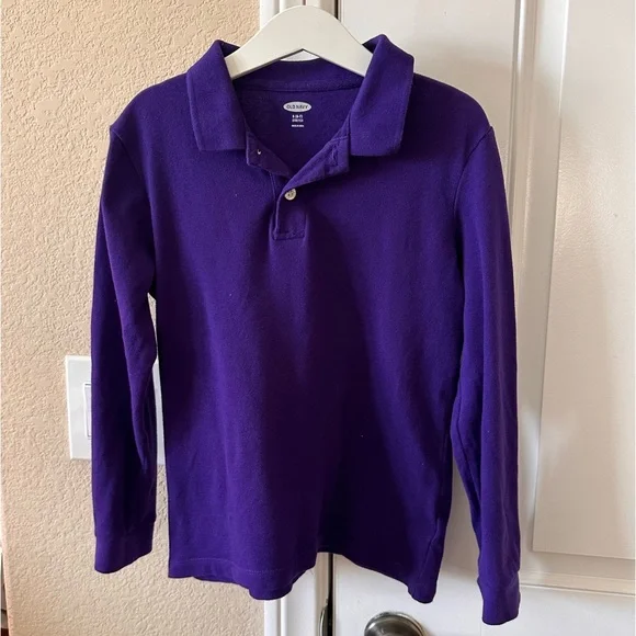Old Navy Shirts Tops Purple Old Navy Longsleeved Polo Shirt